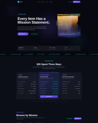 Nonprofit Digital Presence Comparison Website Template
