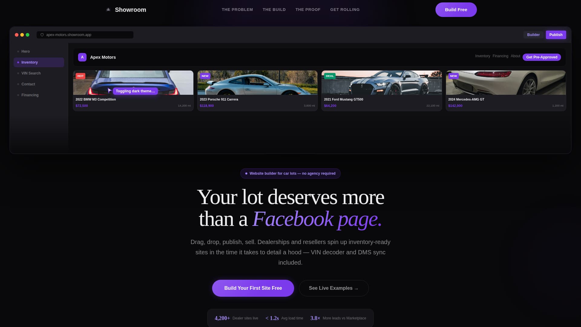 Automotive Software & SaaS Professional Website Template