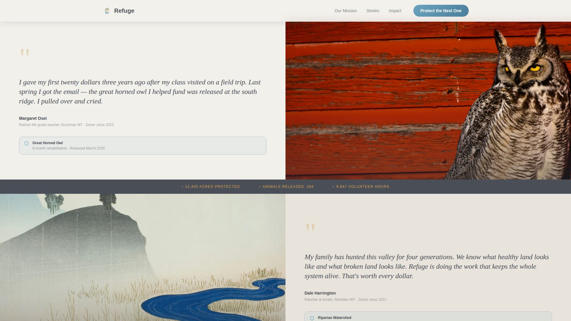 Environmental & Conservation NGO Reviews & Social Proof Website Template