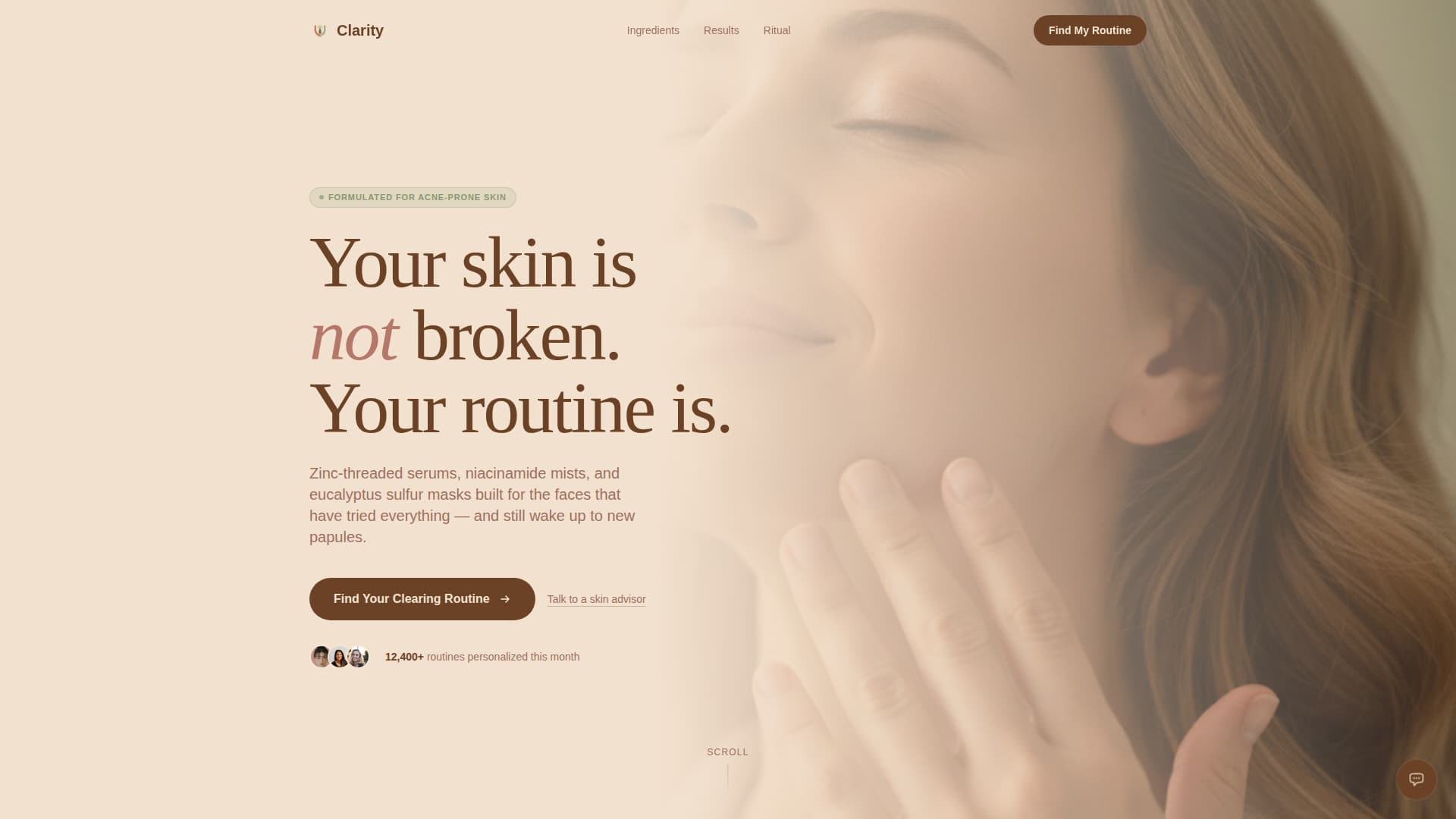 Inclusive Beauty & Skincare Reviews Website Template