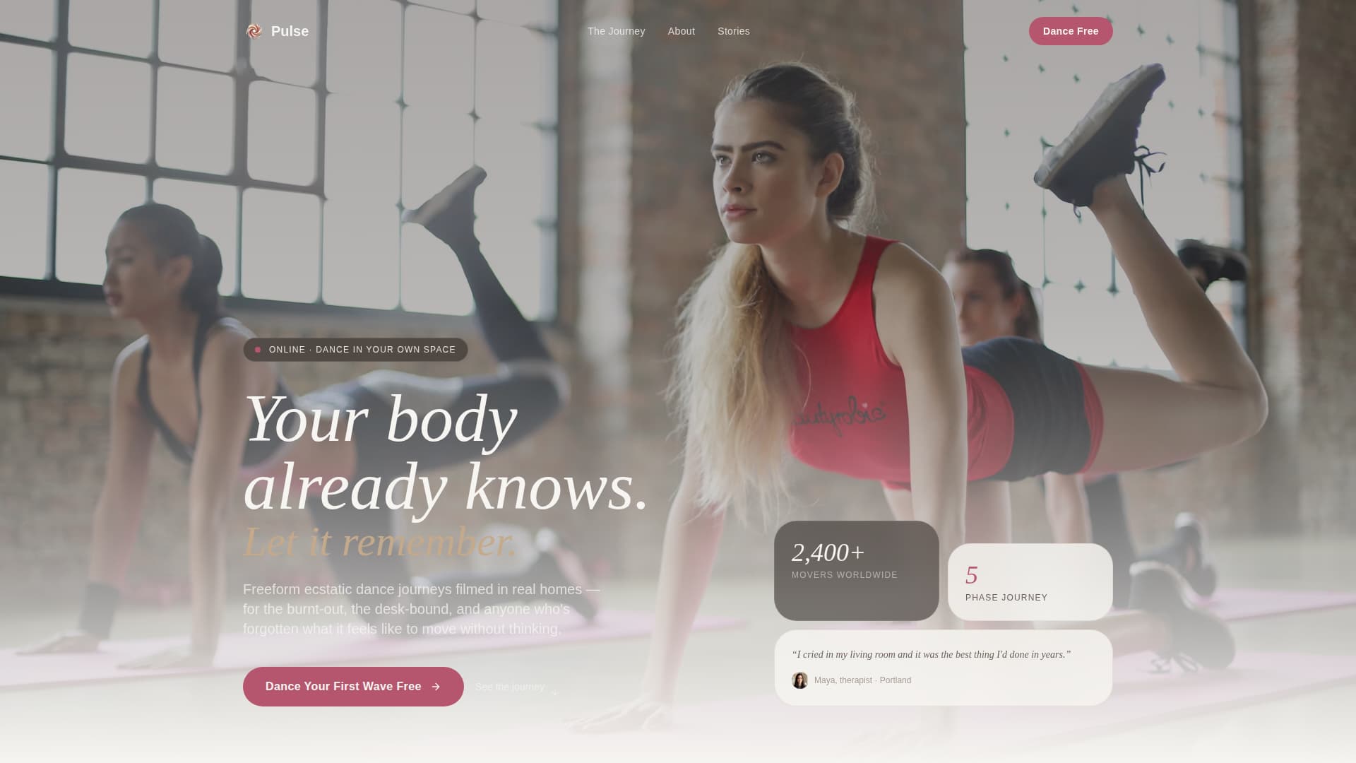 Wellness Modalities Professional Website Template