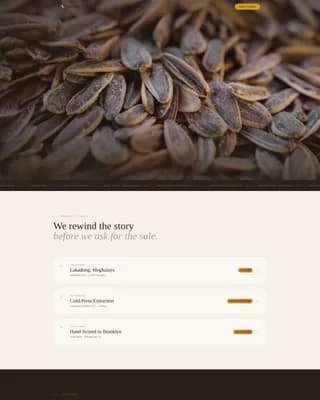 Smolder — Luxe Anti-Inflammatory Snack Brand Landing Page Template