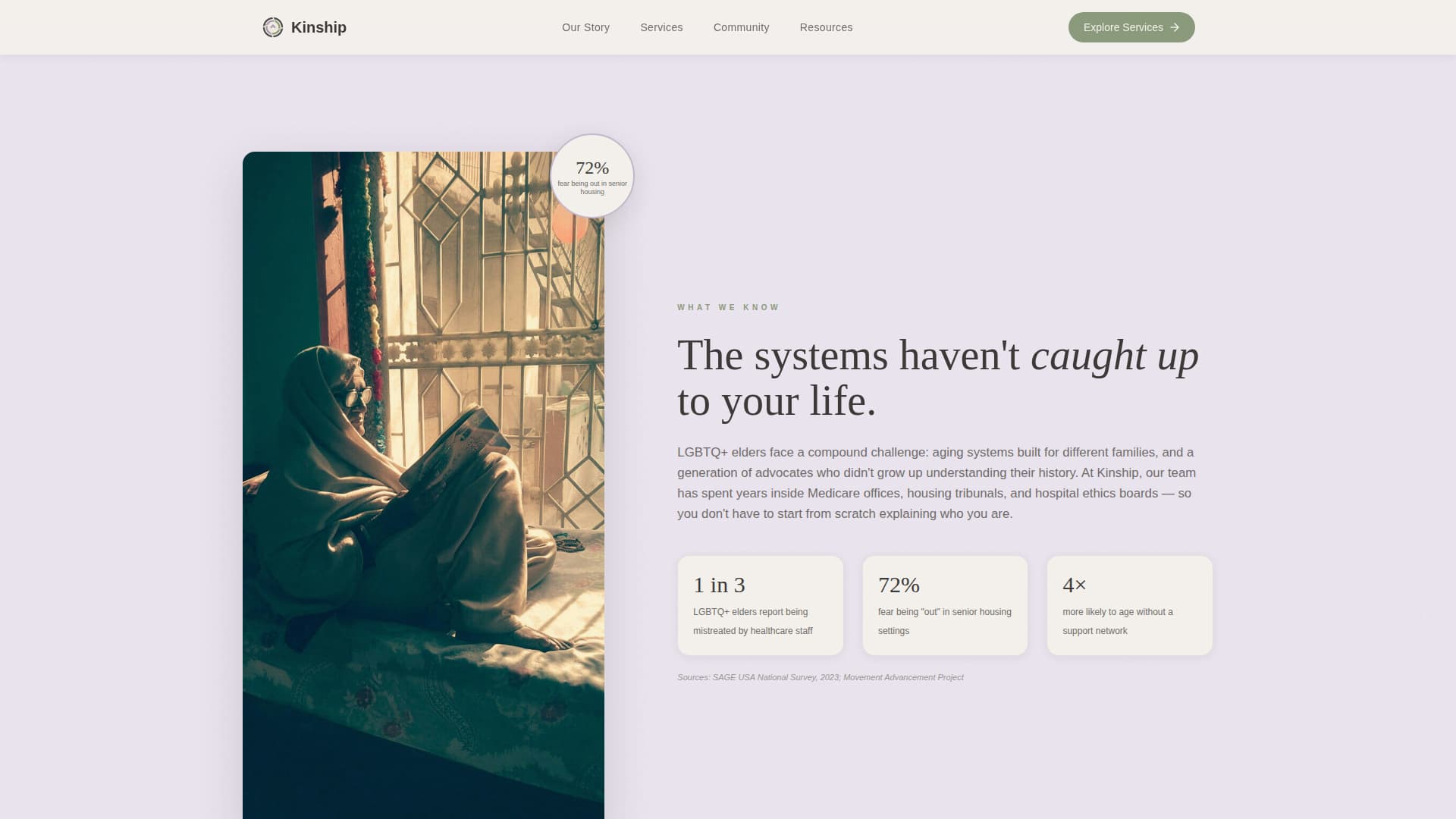 LGBTQ+ Organization Blog Website Template