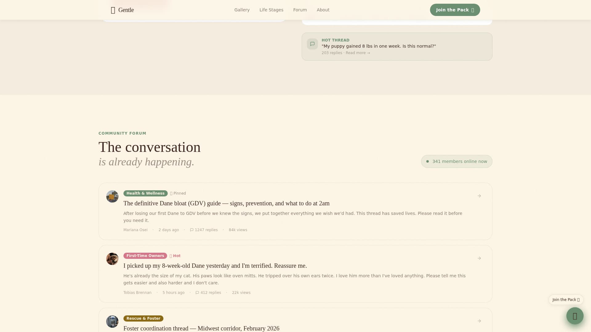 Great Dane Professional Website Template