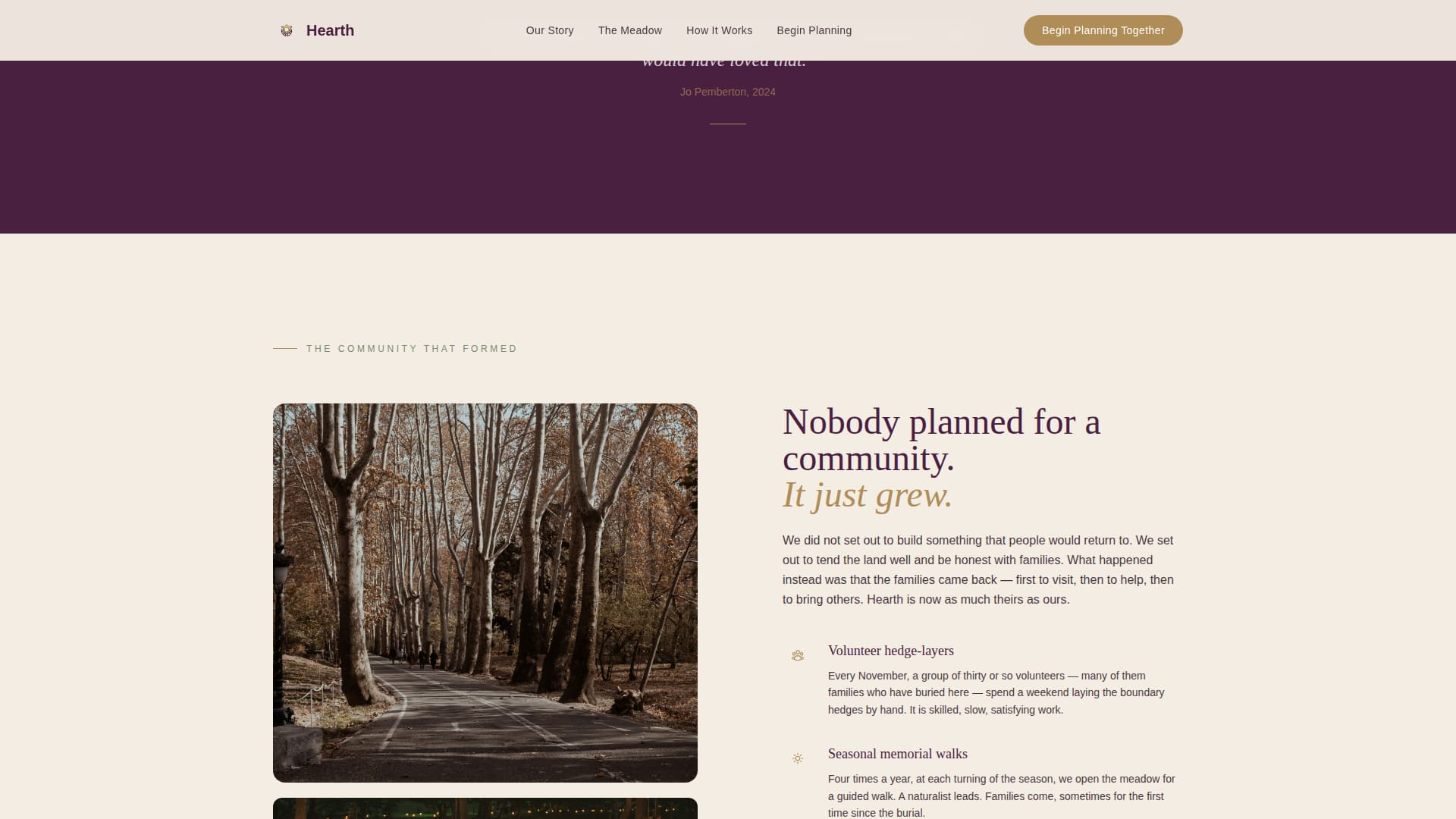 Cemetery & Burial Professional Website Template