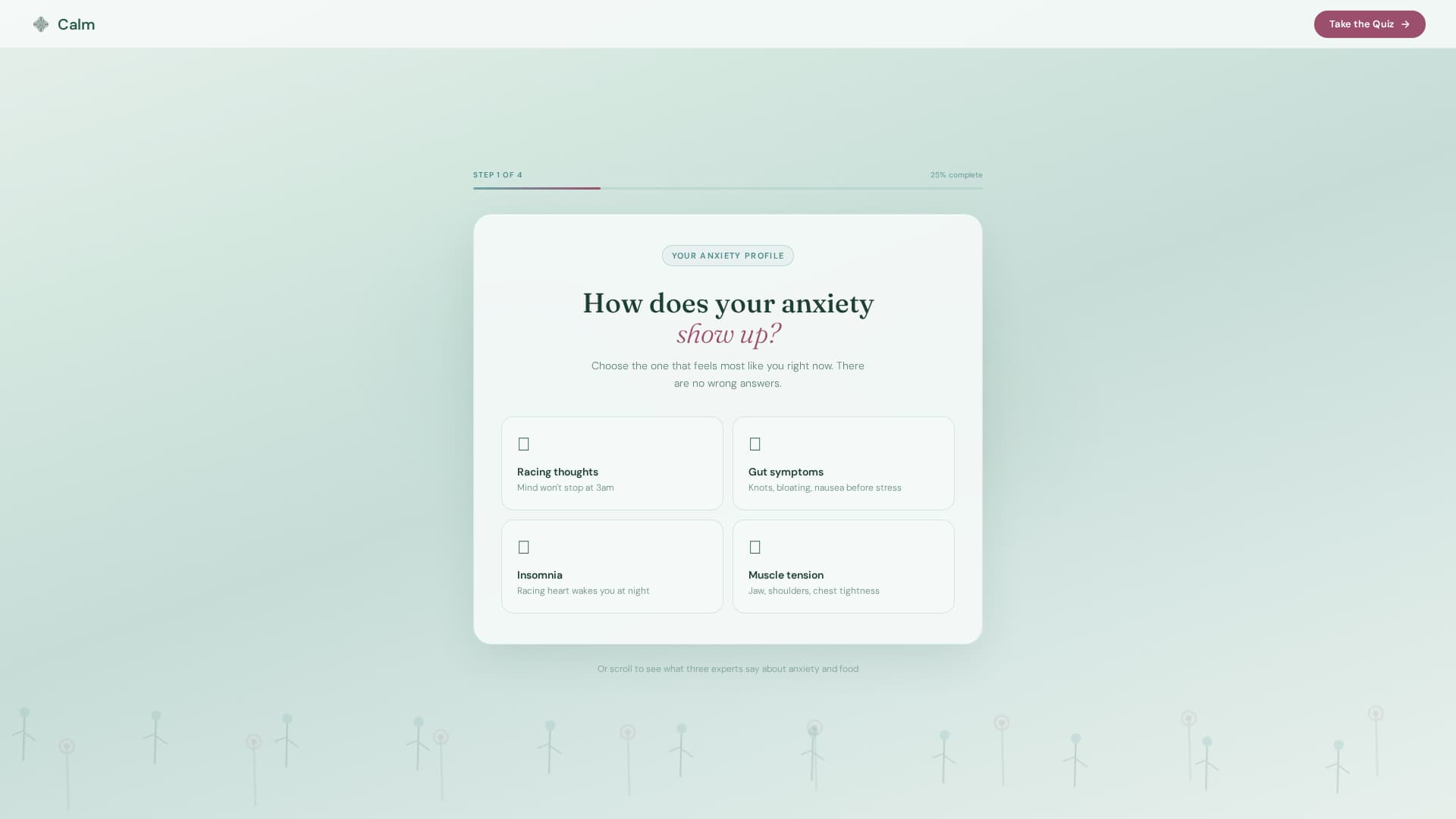 Anxiety Care Professional Website Template