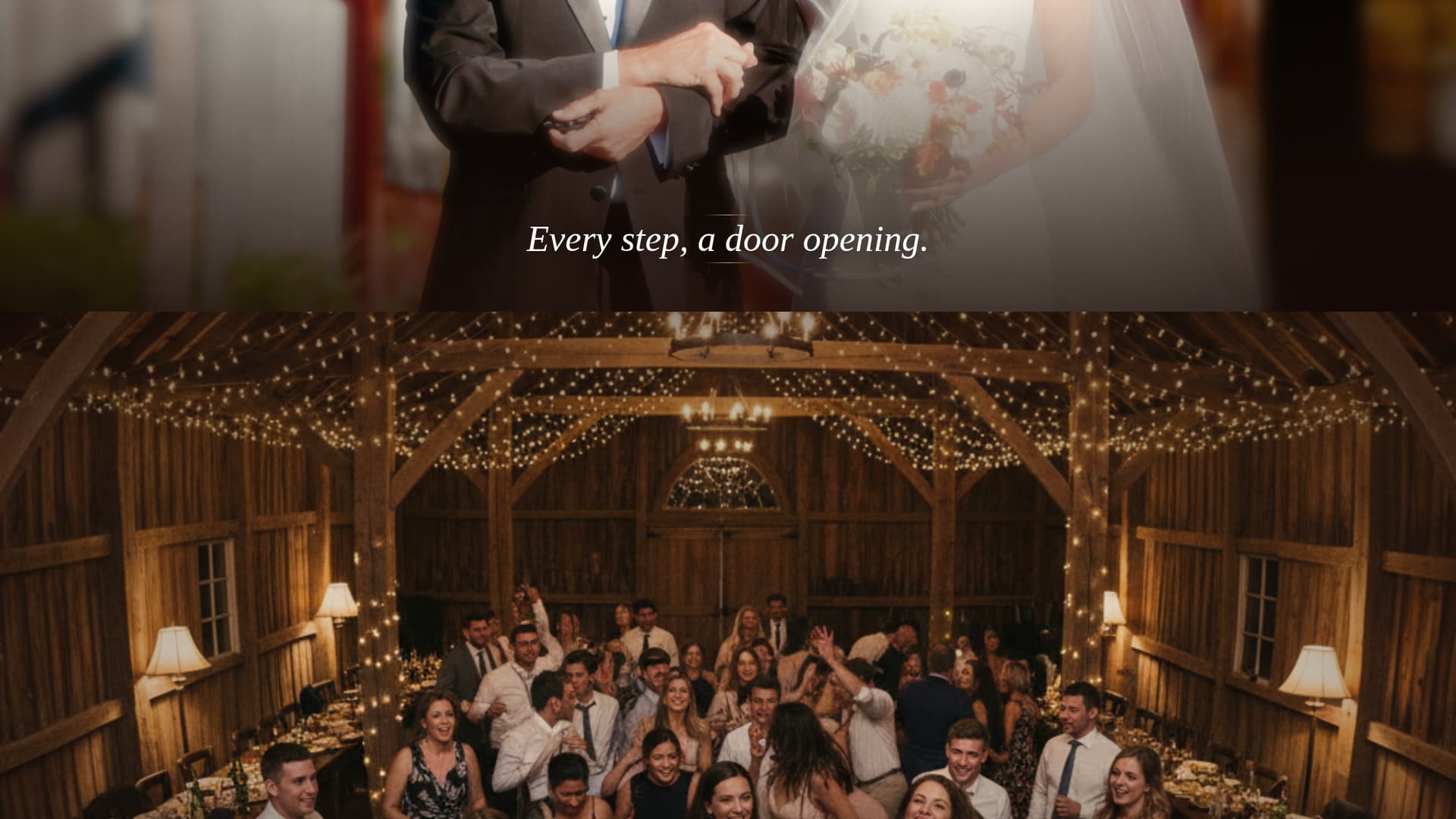 Barn Wedding Booking Website Template