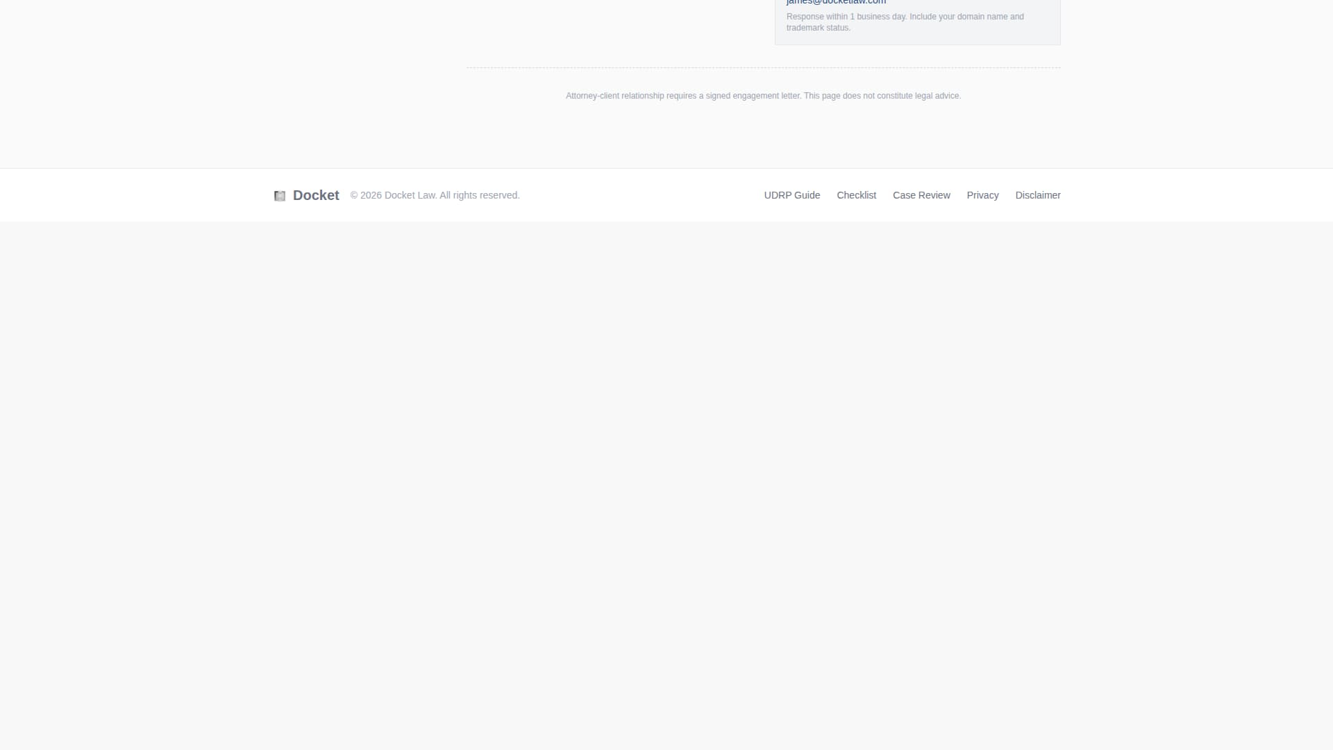 Intellectual Property Booking Website Template