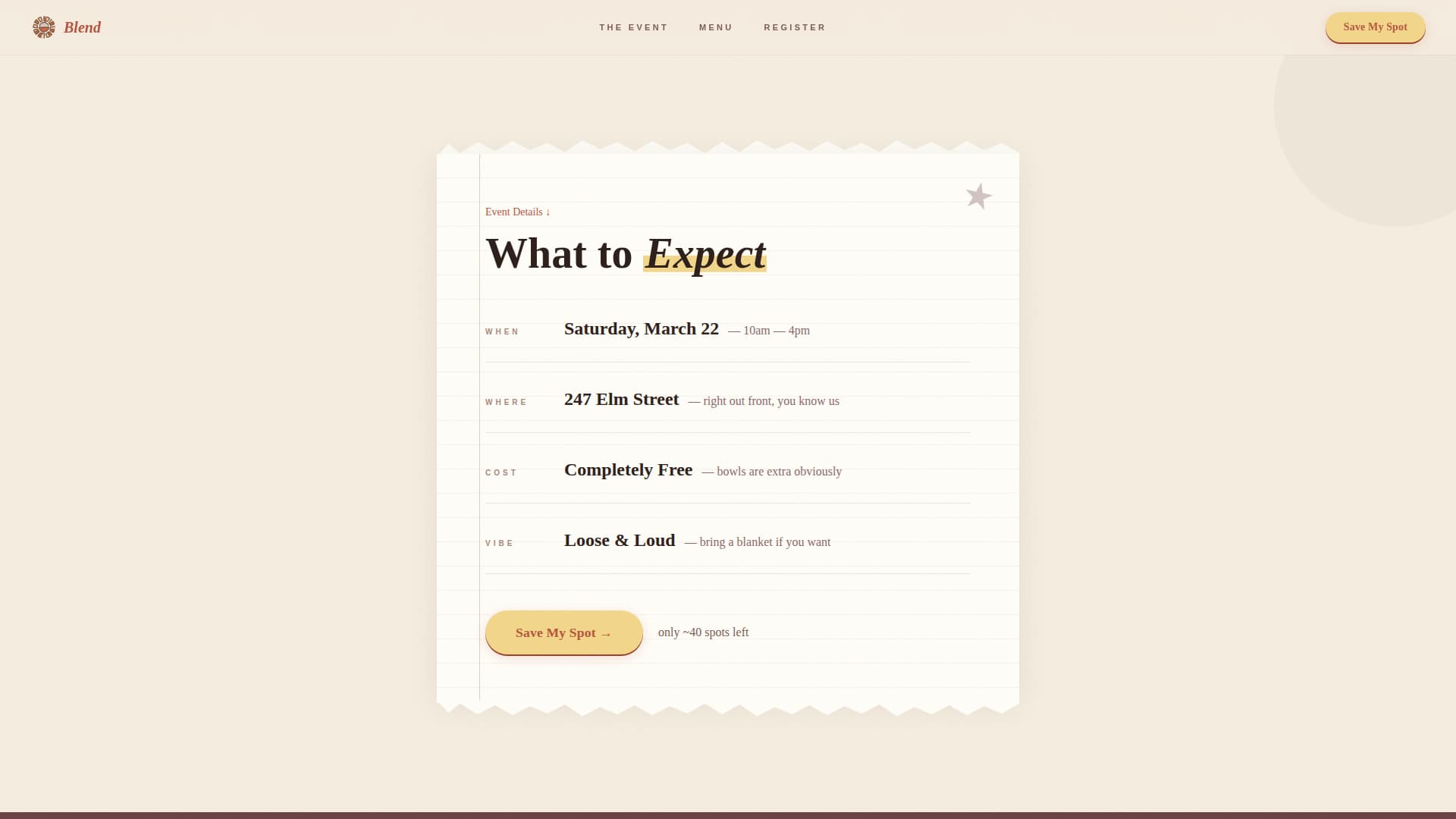 Specialist Regional & Specialty Restaurant Professional Website Template
