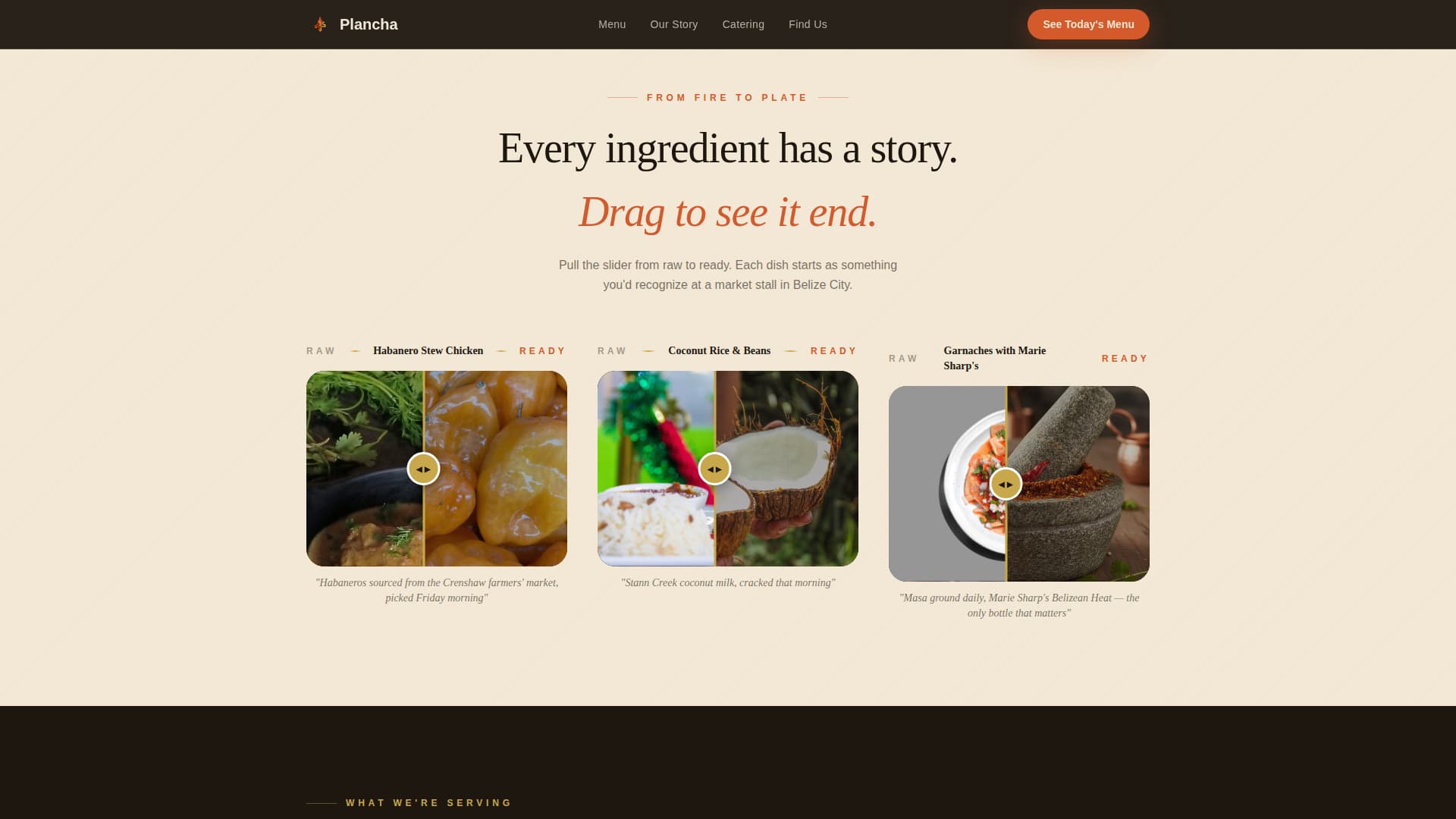 Plancha - Sizzling Foodtruck Landing Page Template