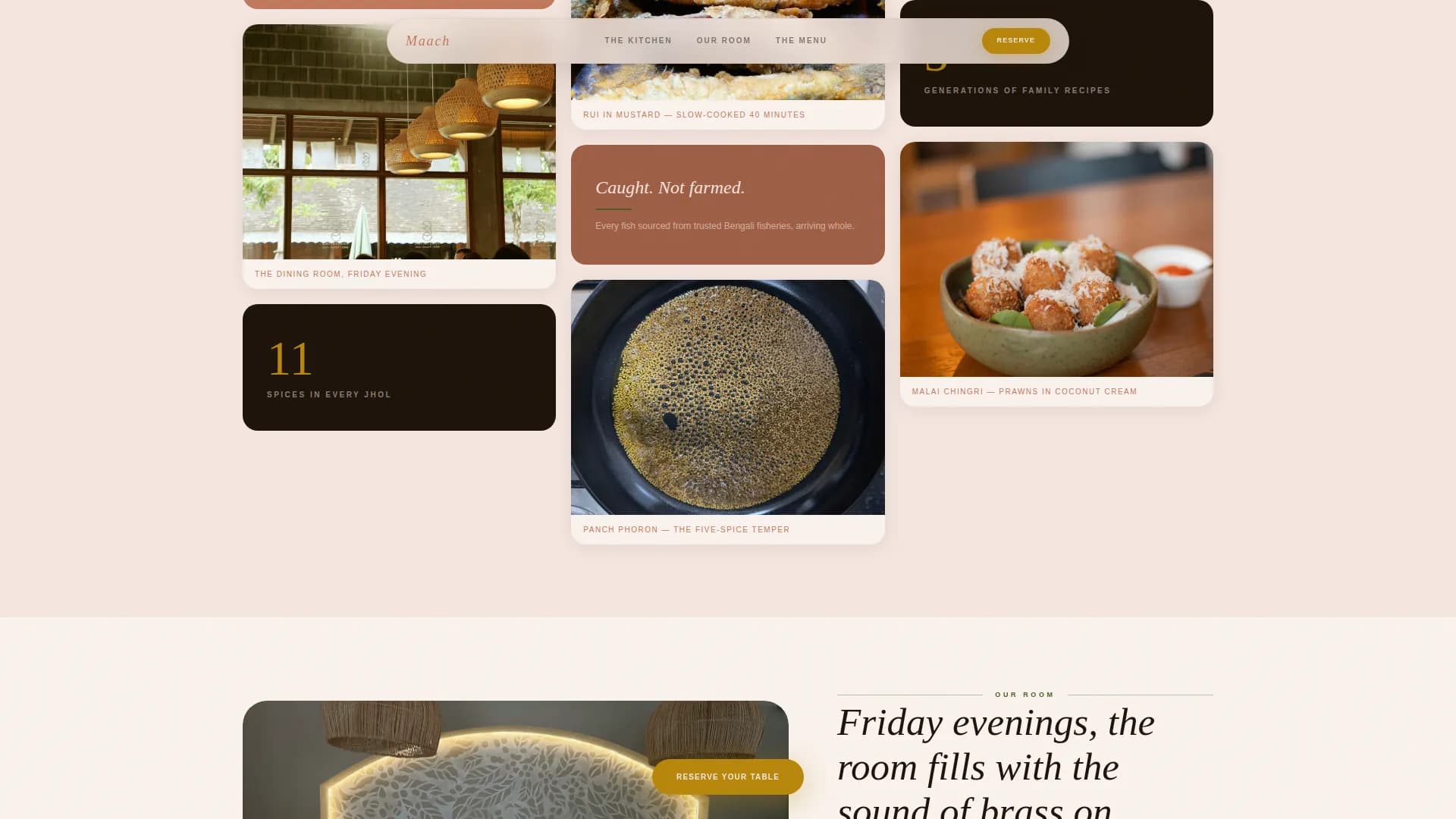 Regional & Specialty Restaurant Appointment Booking Website Template