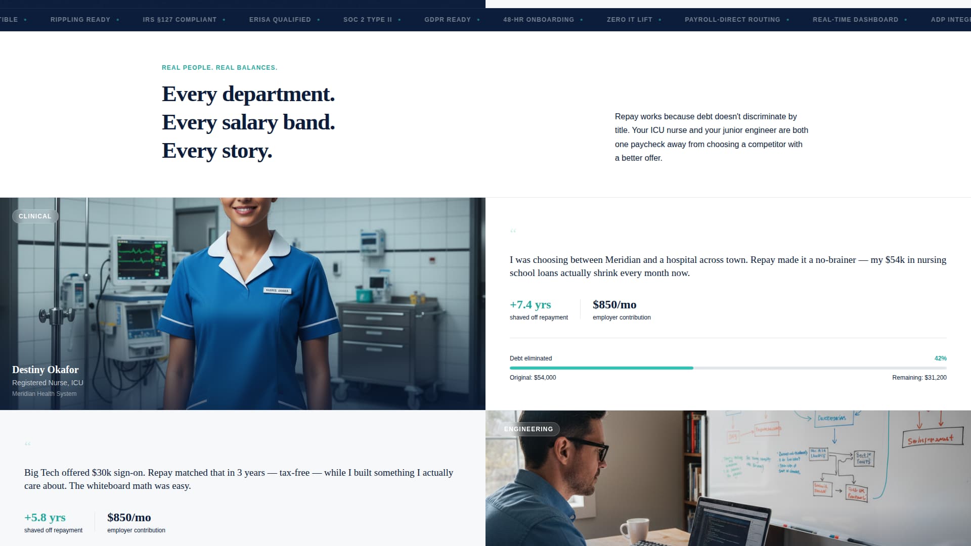 Employee Wellness & Benefits Booking Website Template