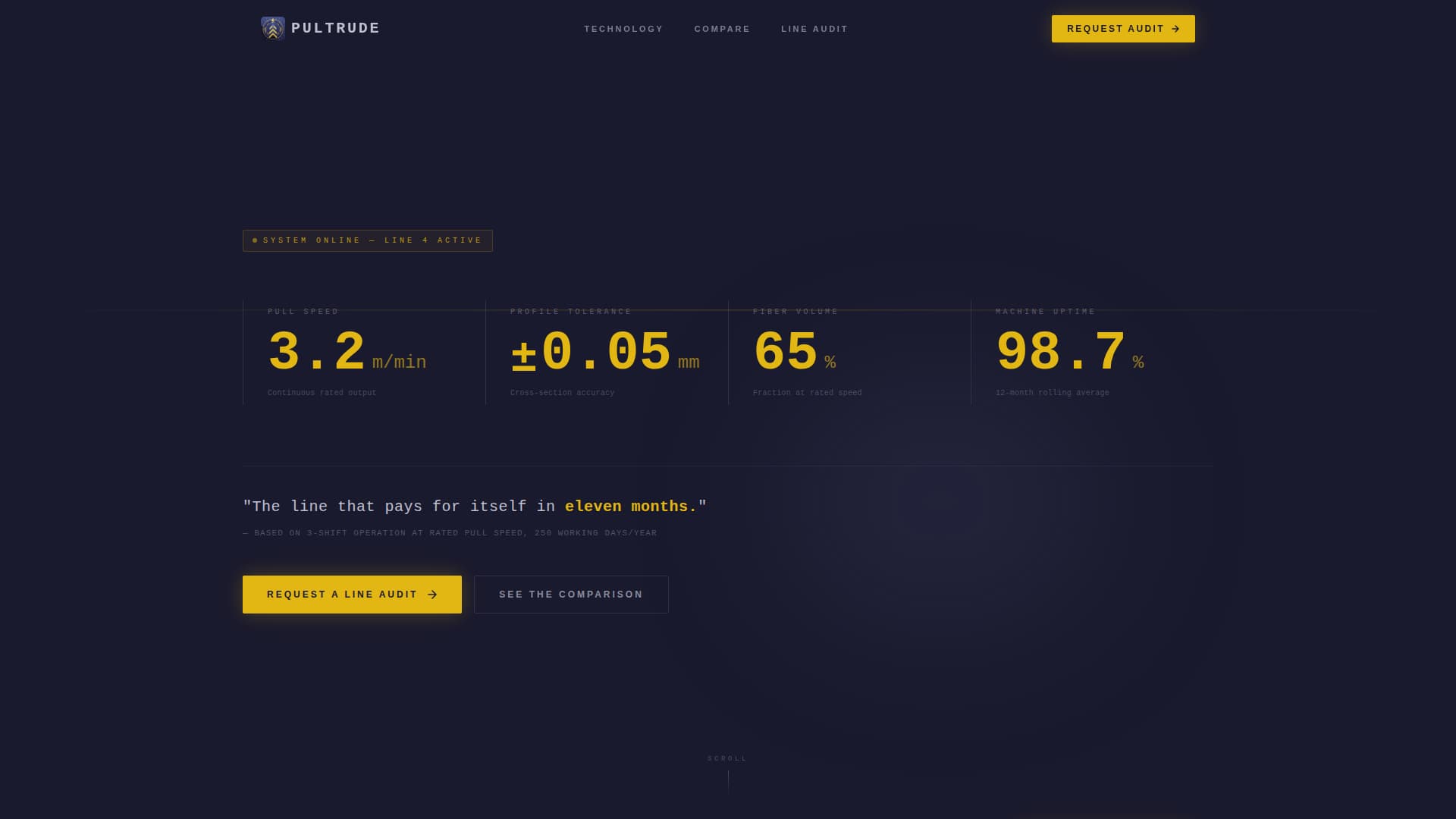 Manufacturing Processes Professional Website Template