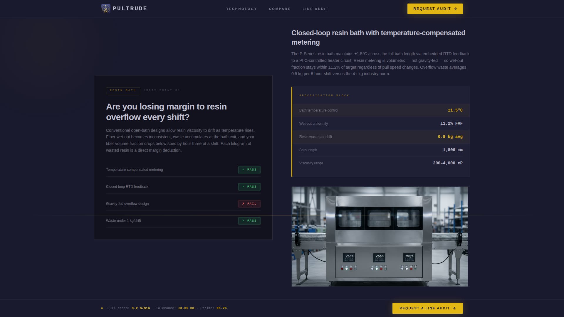 Manufacturing Processes Professional Website Template