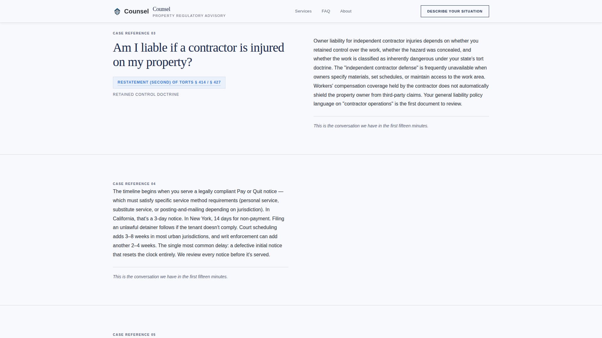 Real Estate Consulting Booking Website Template