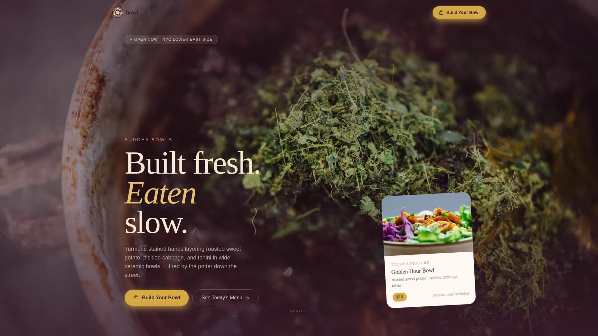 Premium Regional & Specialty Restaurant Professional Website Template