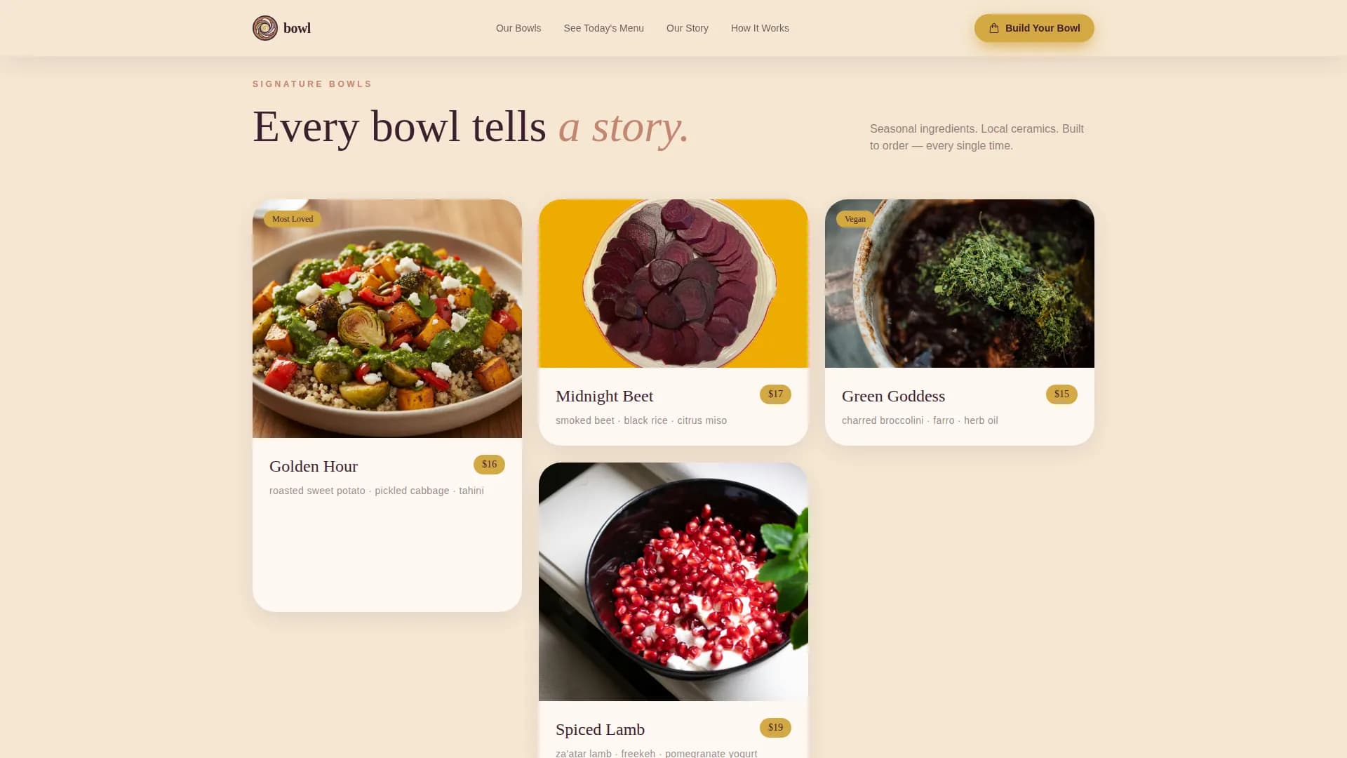 Premium Regional & Specialty Restaurant Professional Website Template