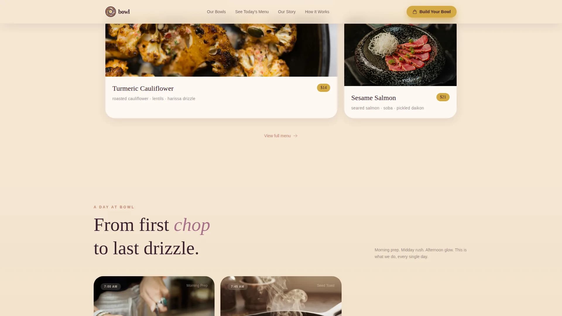 Premium Regional & Specialty Restaurant Professional Website Template