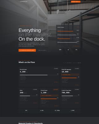 Stockpile - Precision Warehouse Landing Page Template