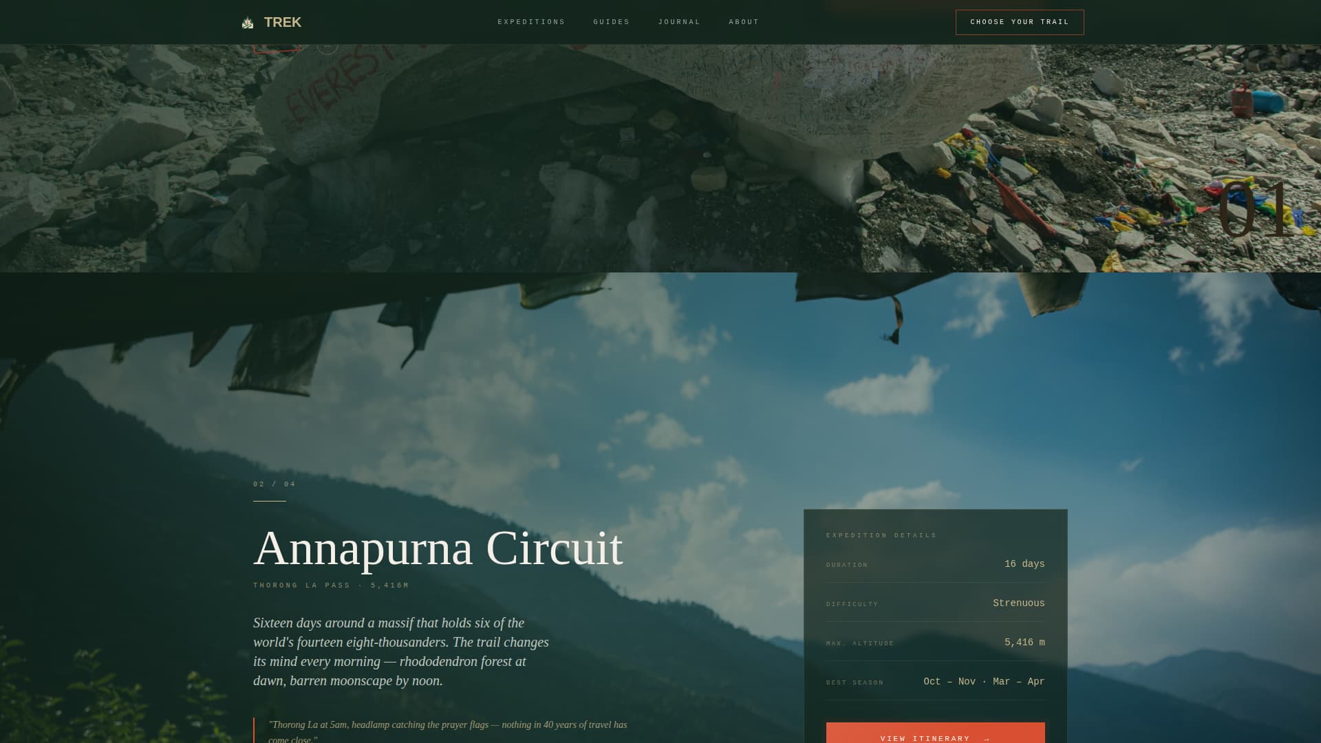 Nepal Travel Professional Website Template