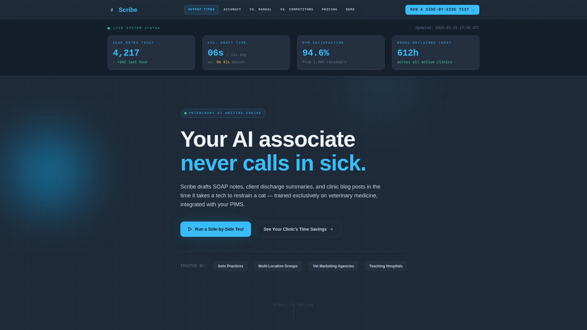 AI for Veterinary Cost Calculator Website Template