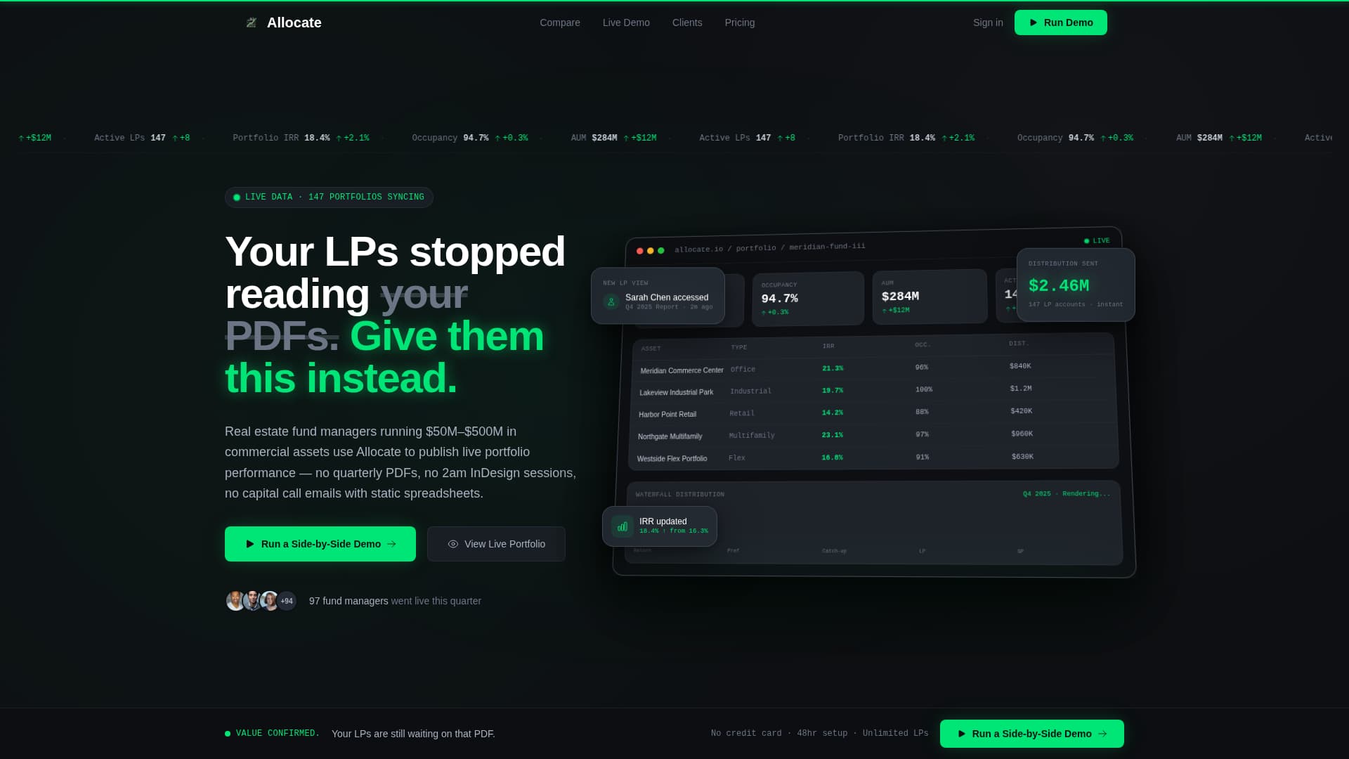 PropTech Startup Portfolio Website Template