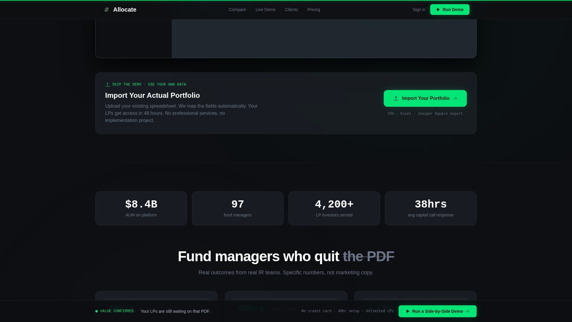PropTech Startup Portfolio Website Template
