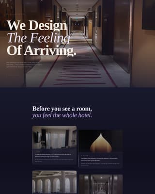 Hospitality & Restaurant Design Professional Website Template