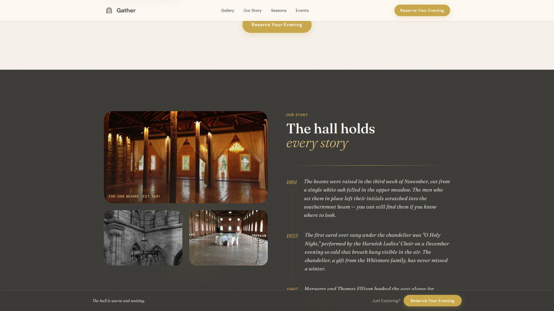 Holiday Event Professional Website Template