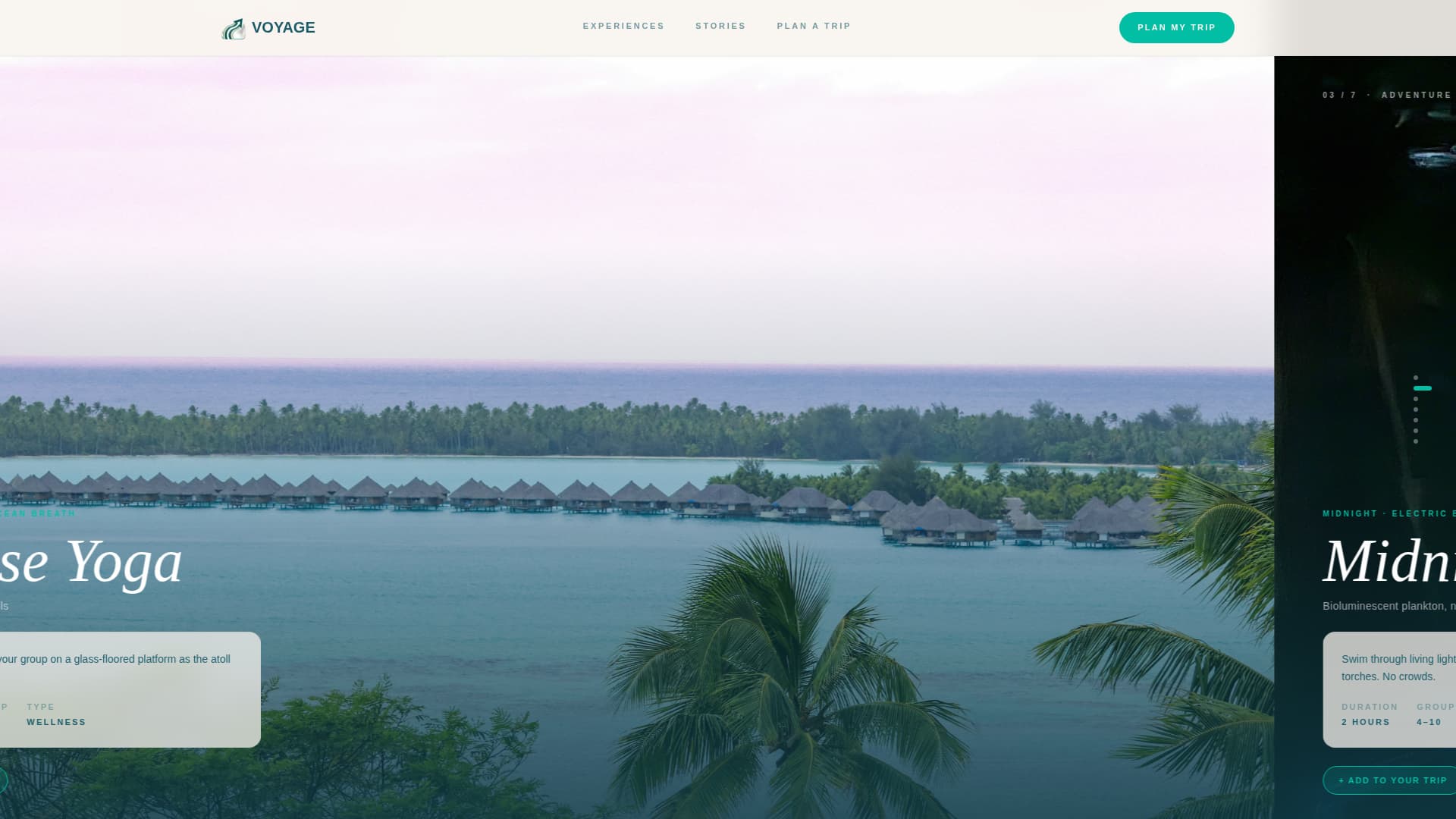 Maldives Travel Professional Website Template