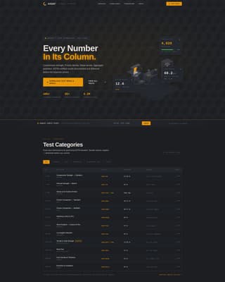 Construction Manufacturing Cost Calculator Website Template
