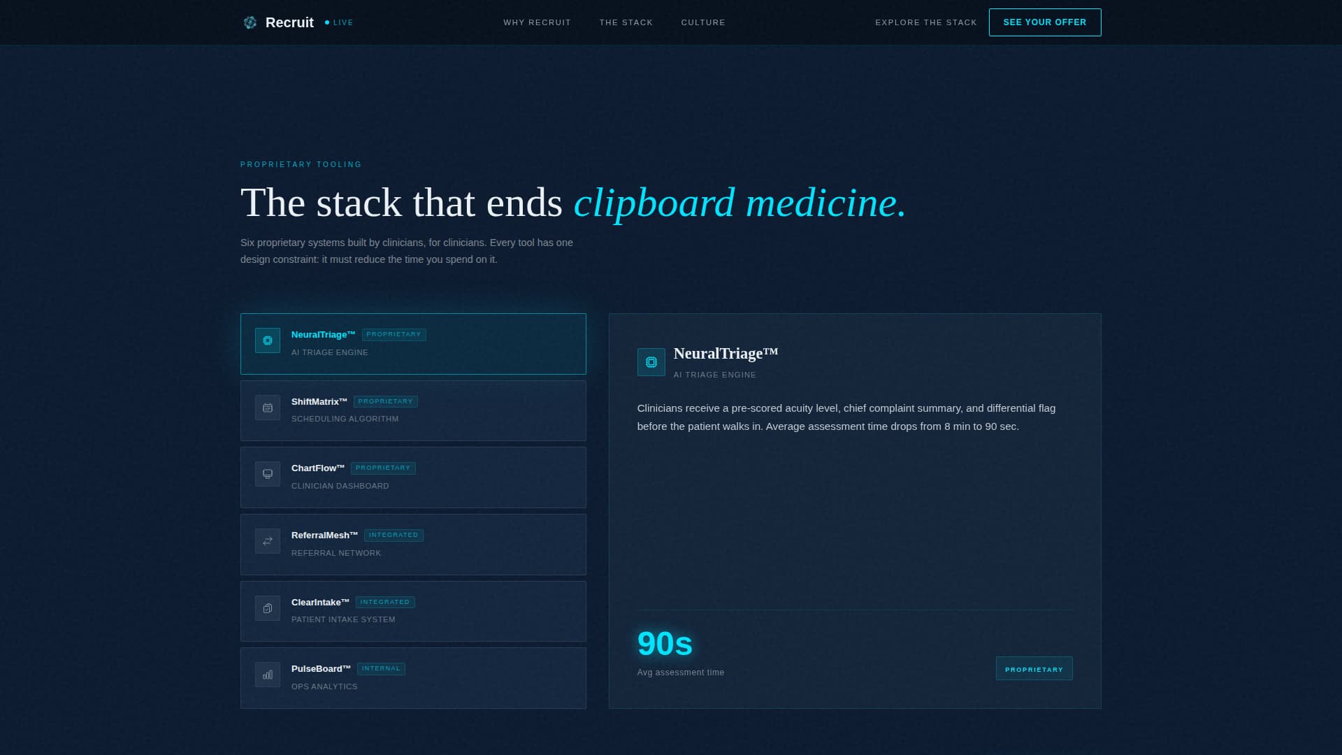 Medical Clinic Careers Website Template