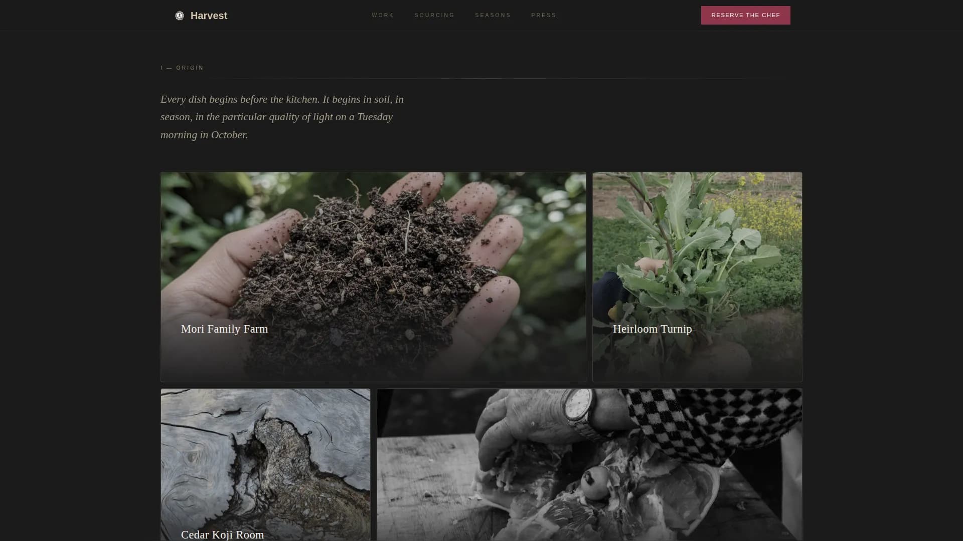 Chef & Culinary Personality Booking Website Template