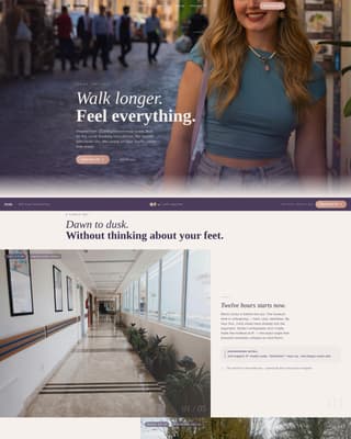 Footwear Brand Professional Website Template