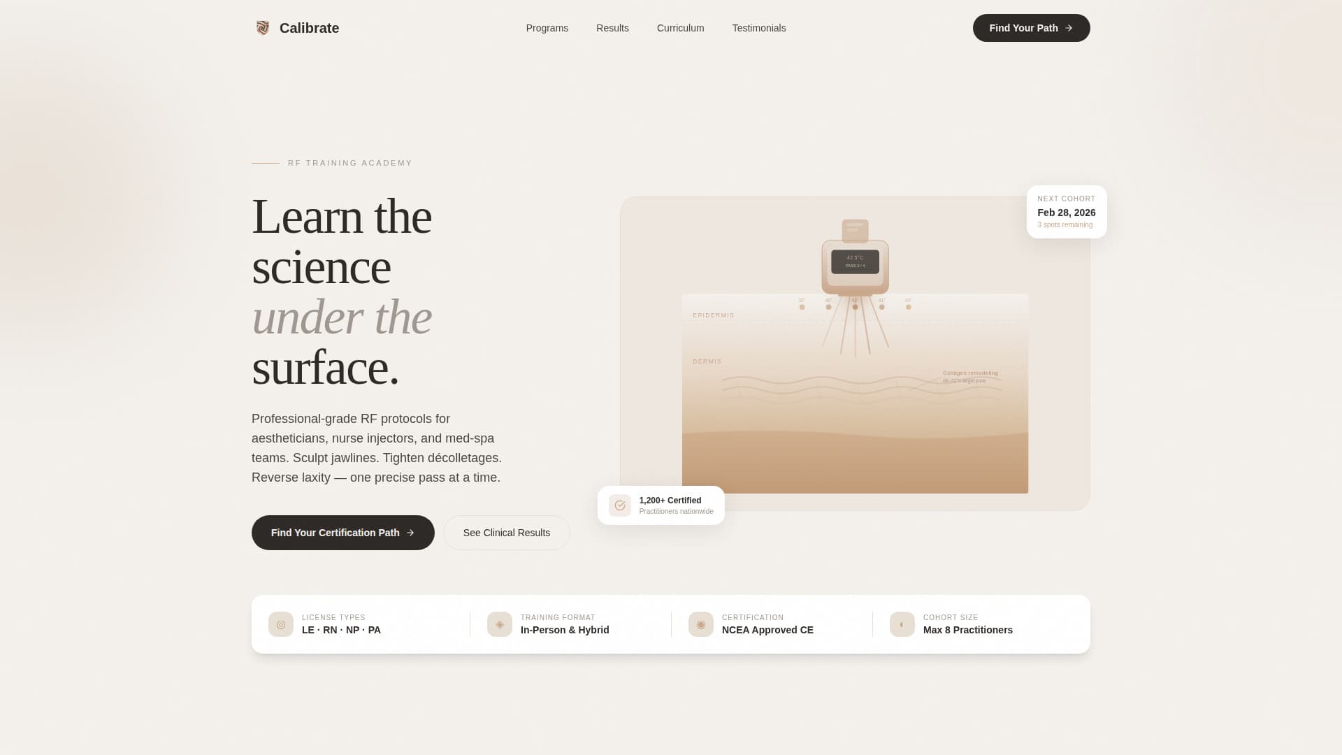Specialty Beauty Treatments Blog Website Template