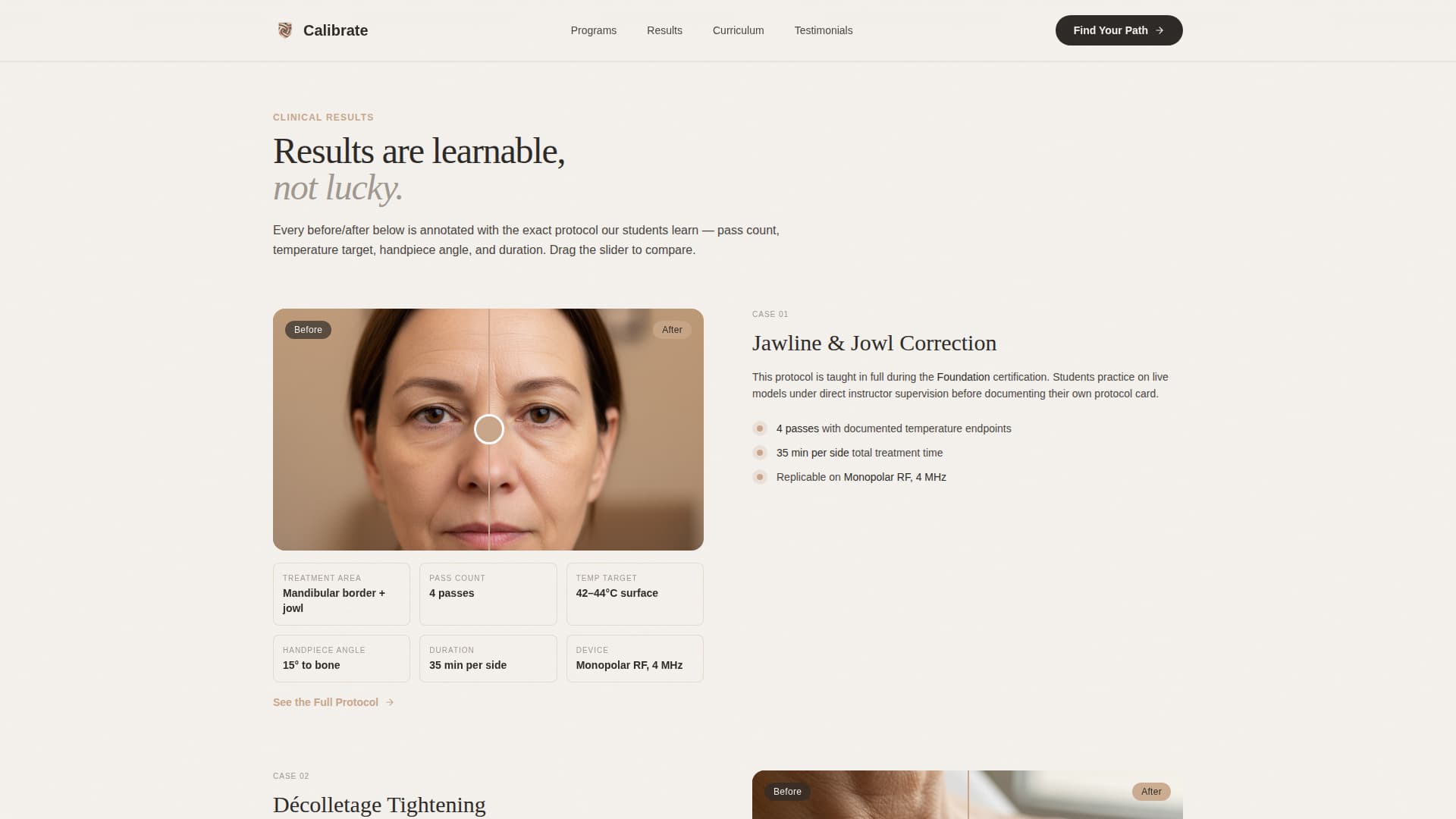 Specialty Beauty Treatments Blog Website Template