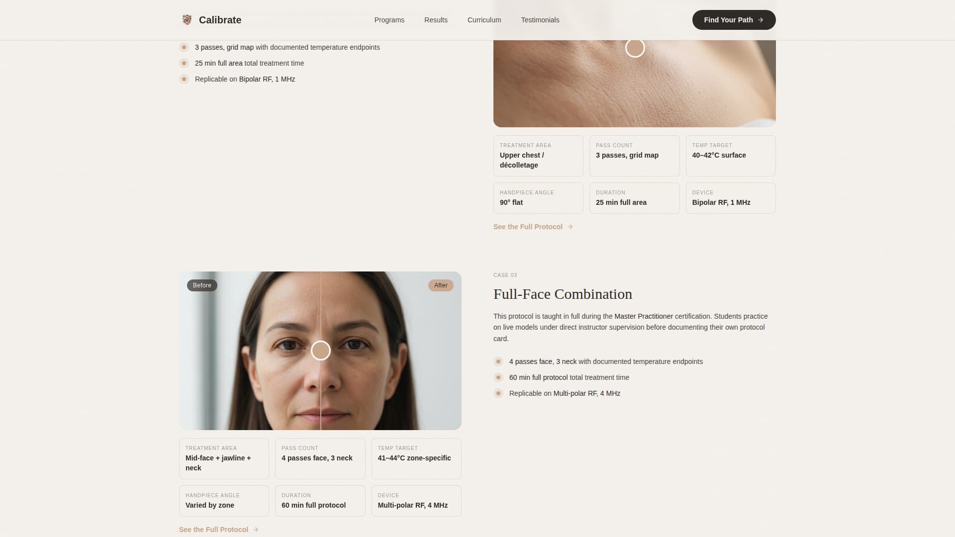 Specialty Beauty Treatments Blog Website Template