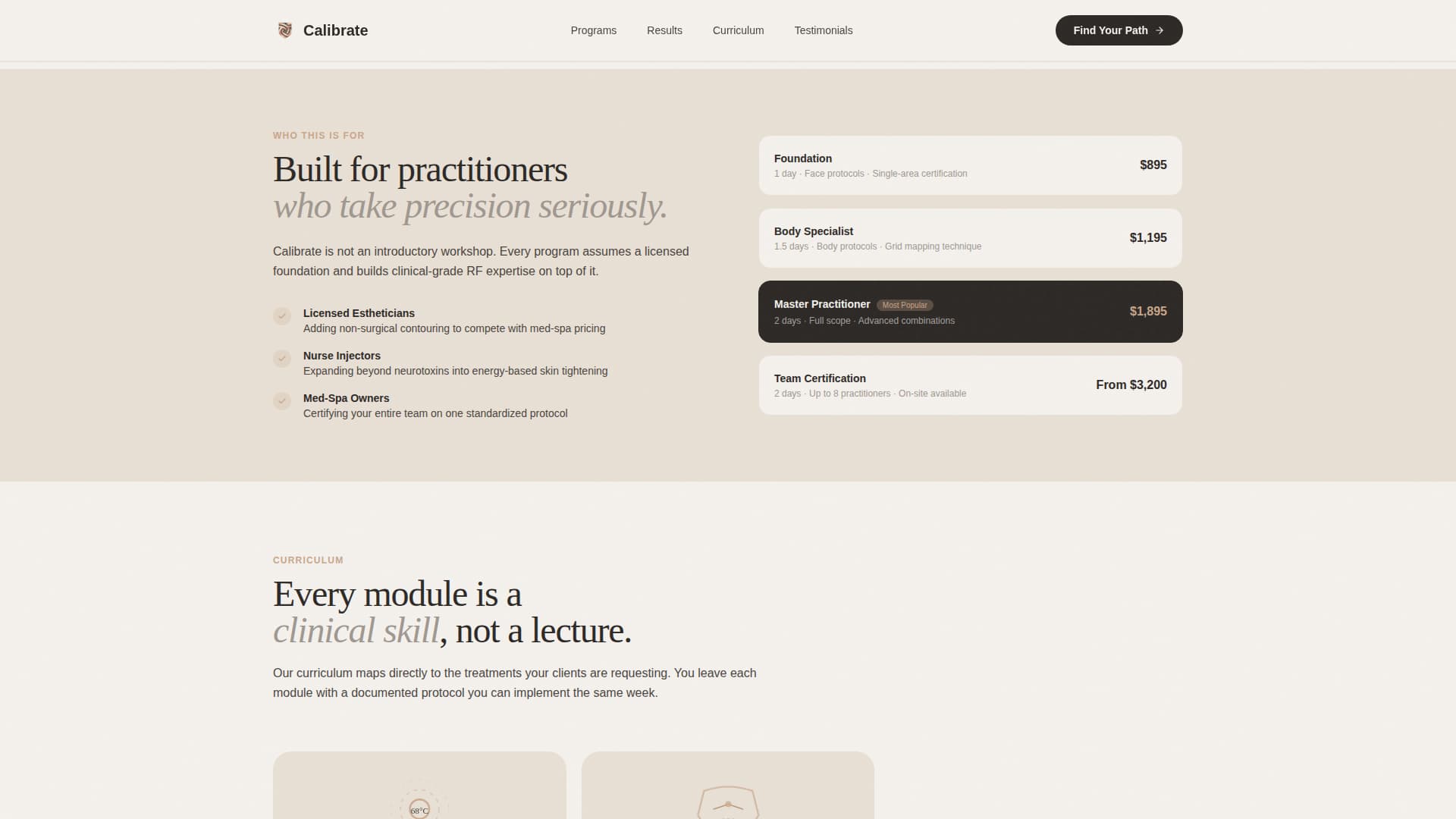 Specialty Beauty Treatments Blog Website Template