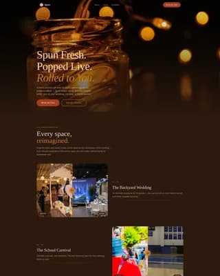 Street Food & Market Stall Booking Website Template