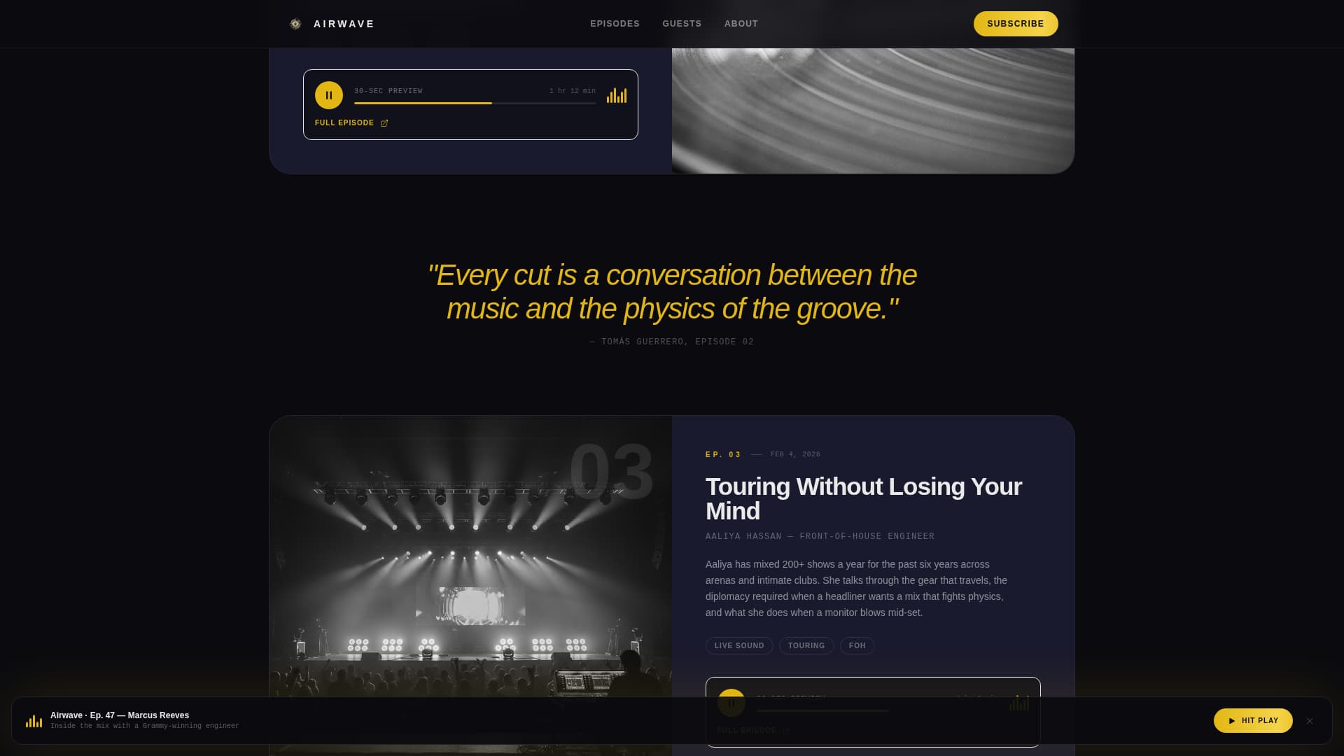 Content Creator Reviews Website Template
