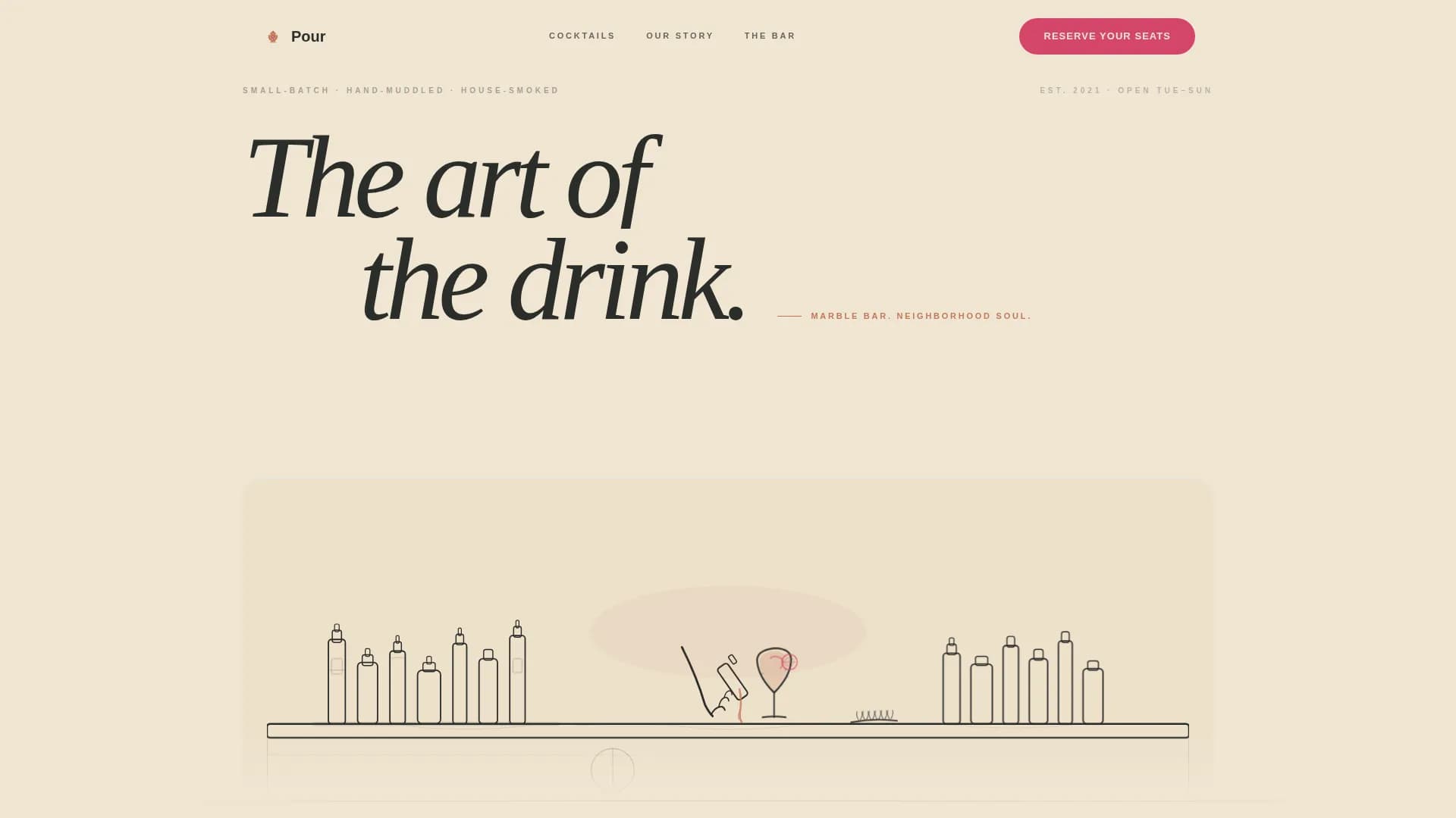 Distillery & Spirits Specialist Booking Website Template