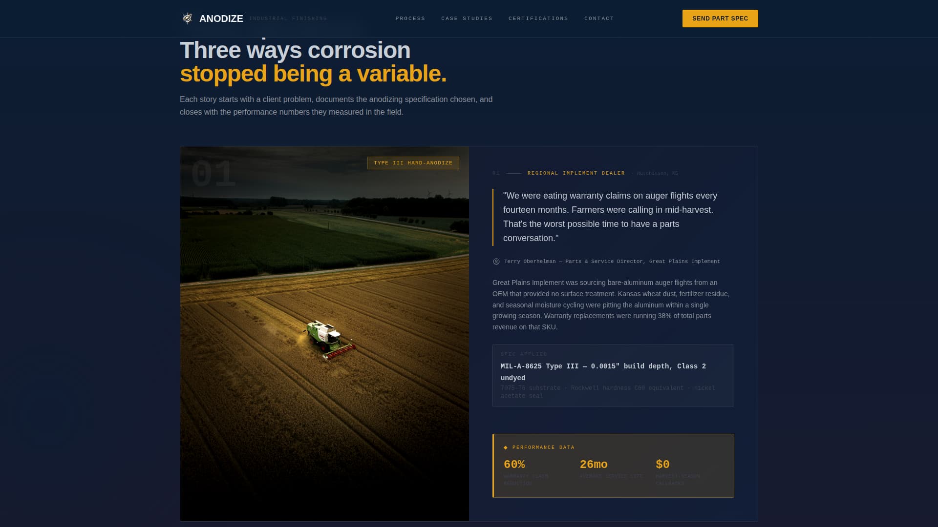 Agricultural Equipment Manufacturing Directory Website Template