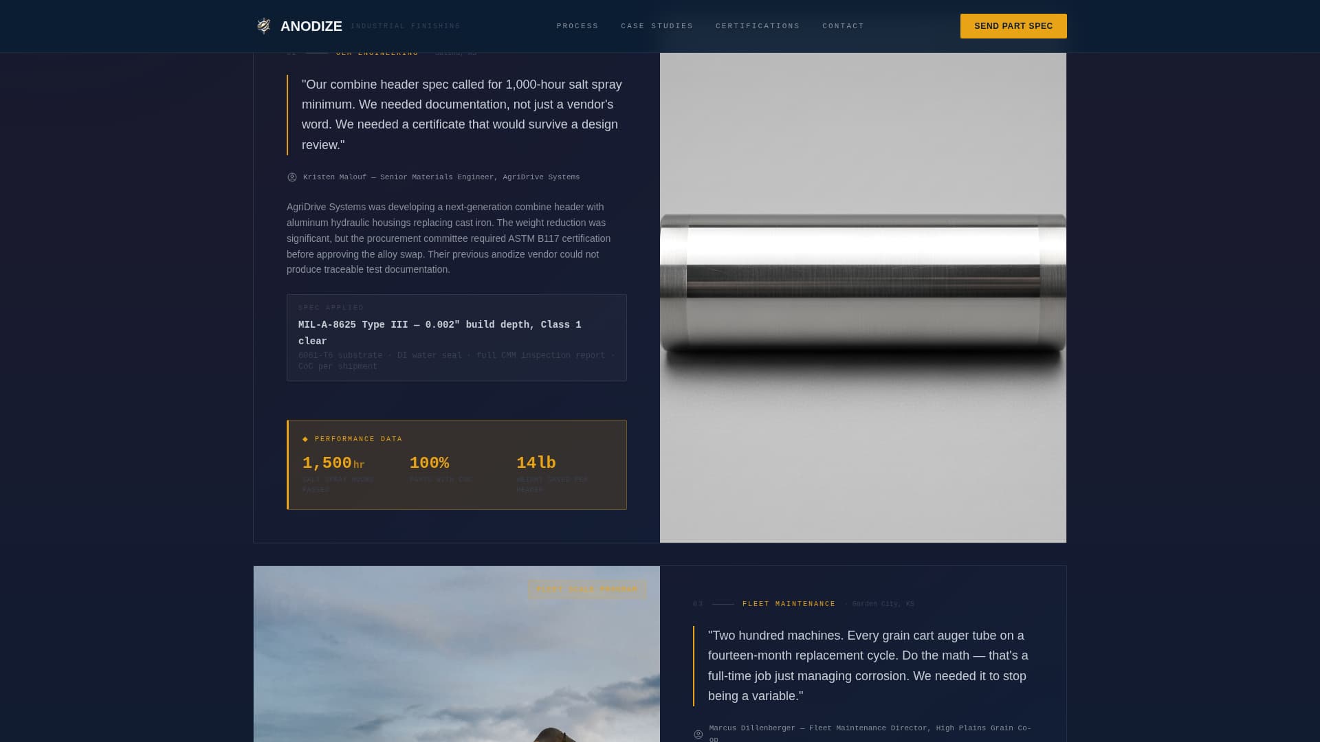 Agricultural Equipment Manufacturing Directory Website Template