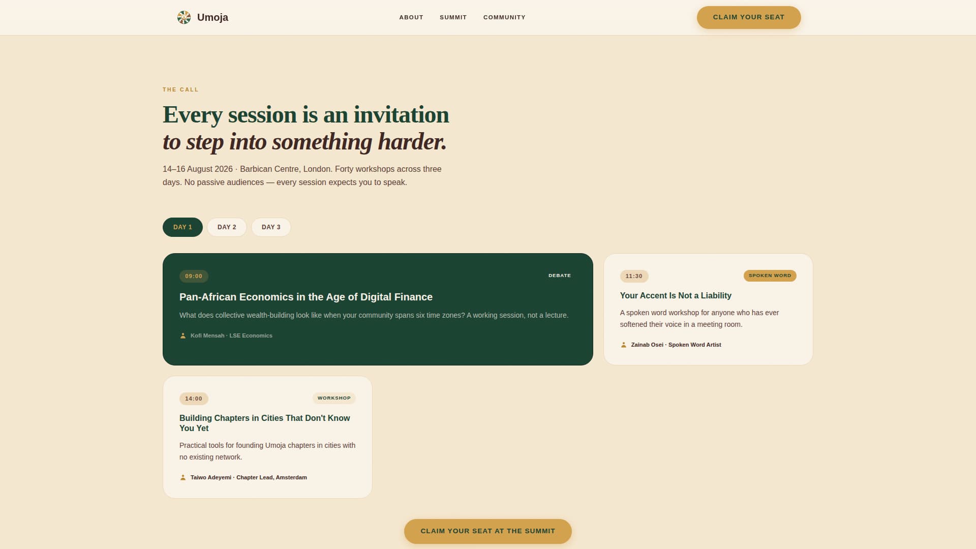 African Community Organizations Professional Website Template