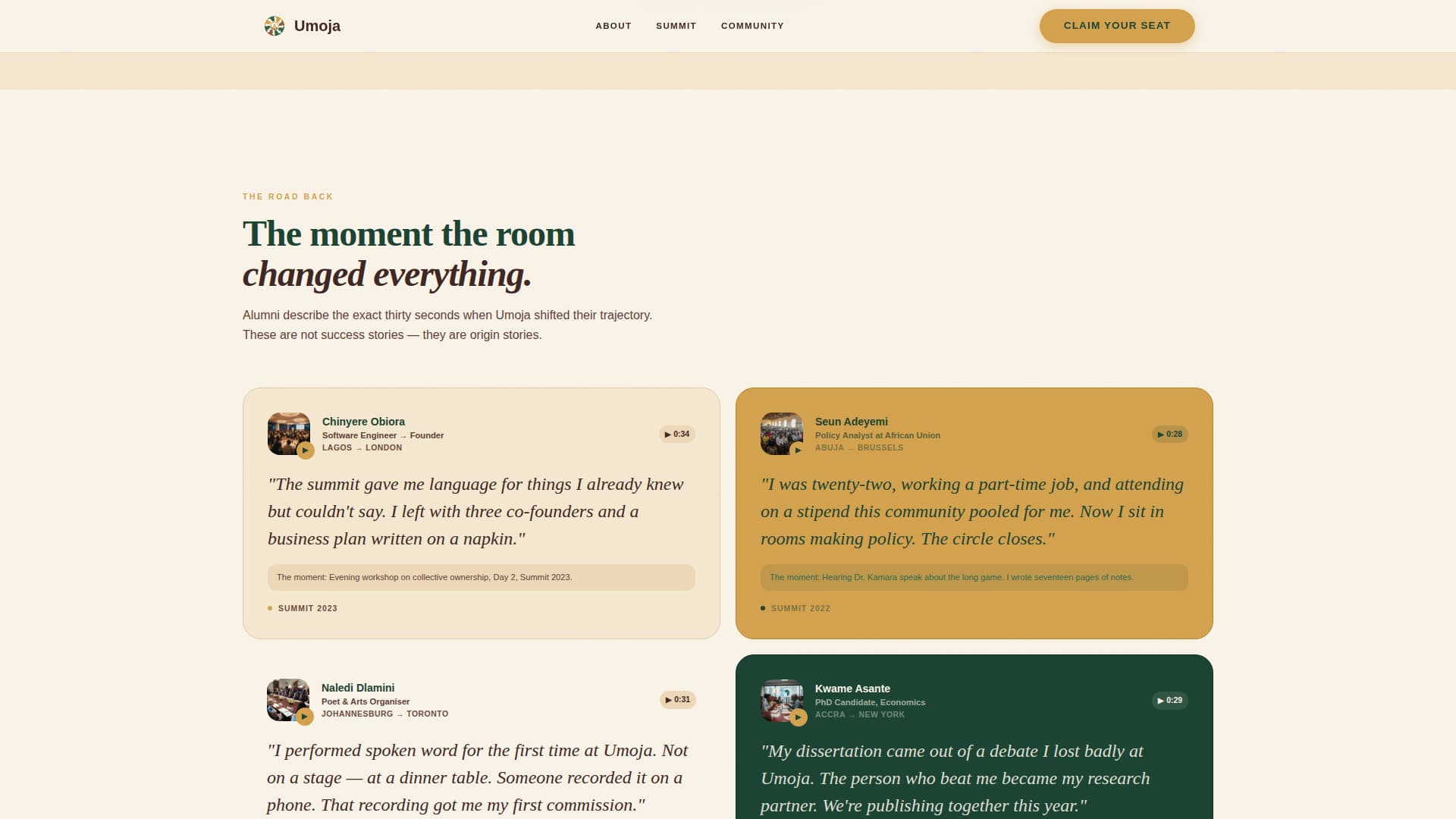 African Community Organizations Professional Website Template