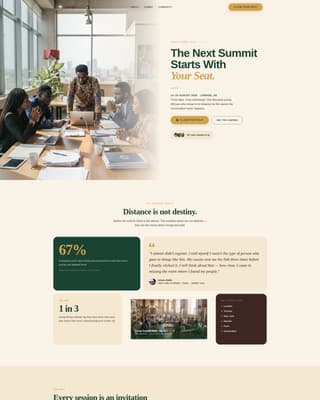 African Community Organizations Professional Website Template