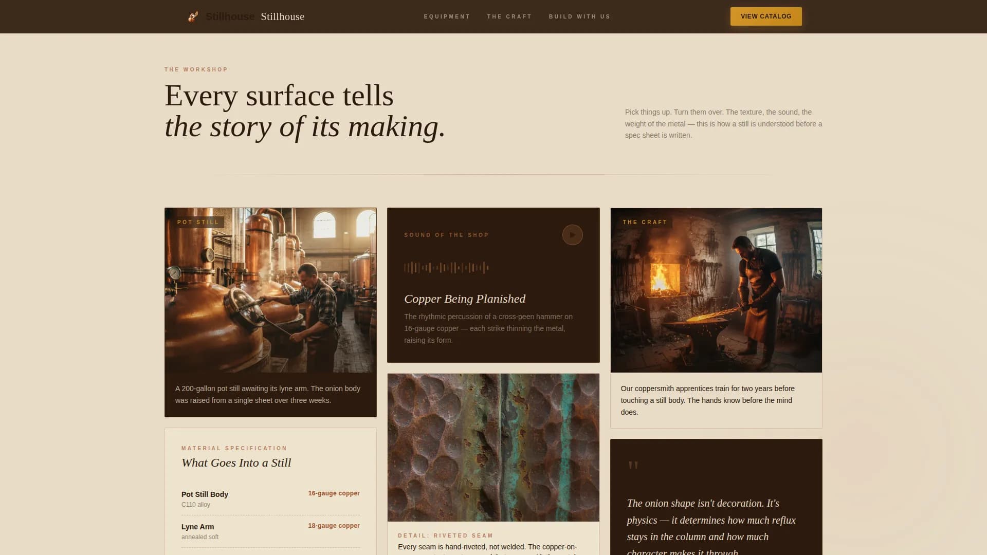 Distillery & Spirits Pricing Website Template