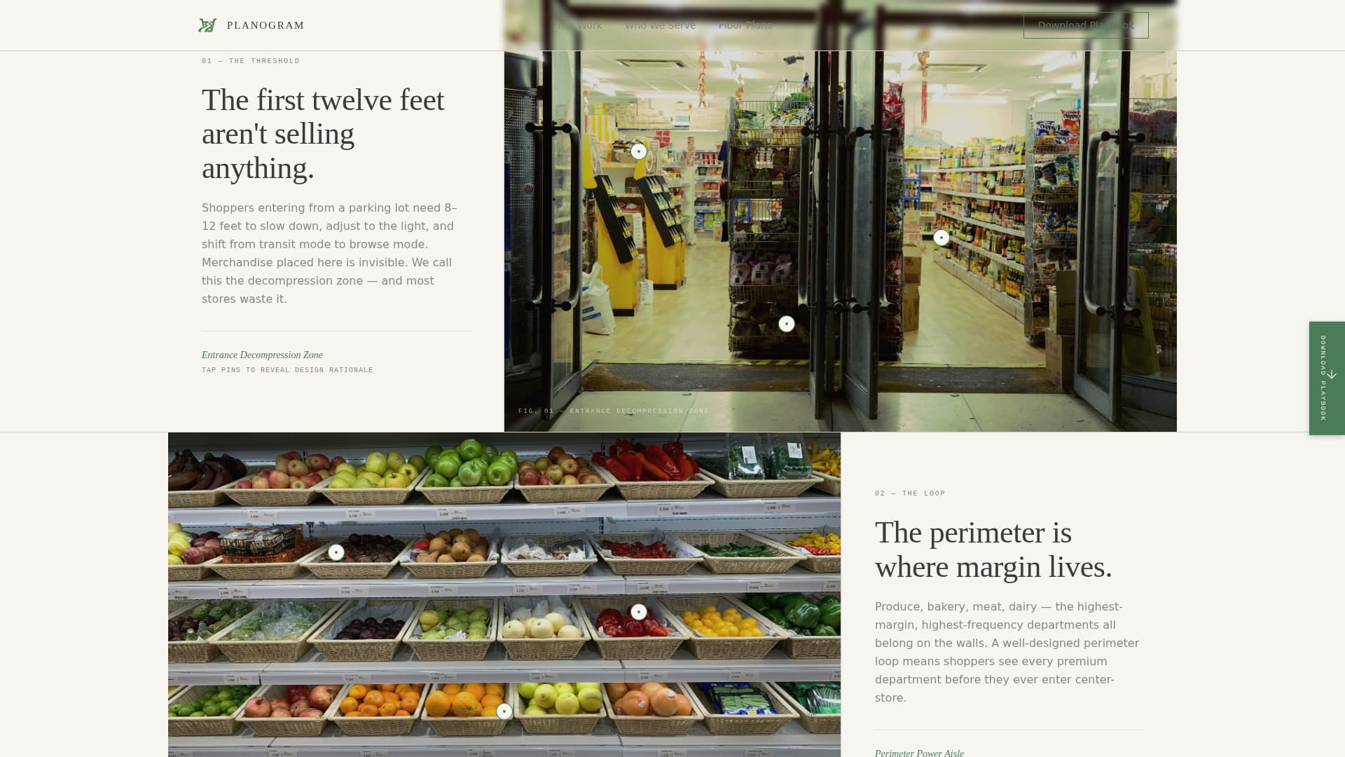 Retail & Commercial Space Design Booking Website Template