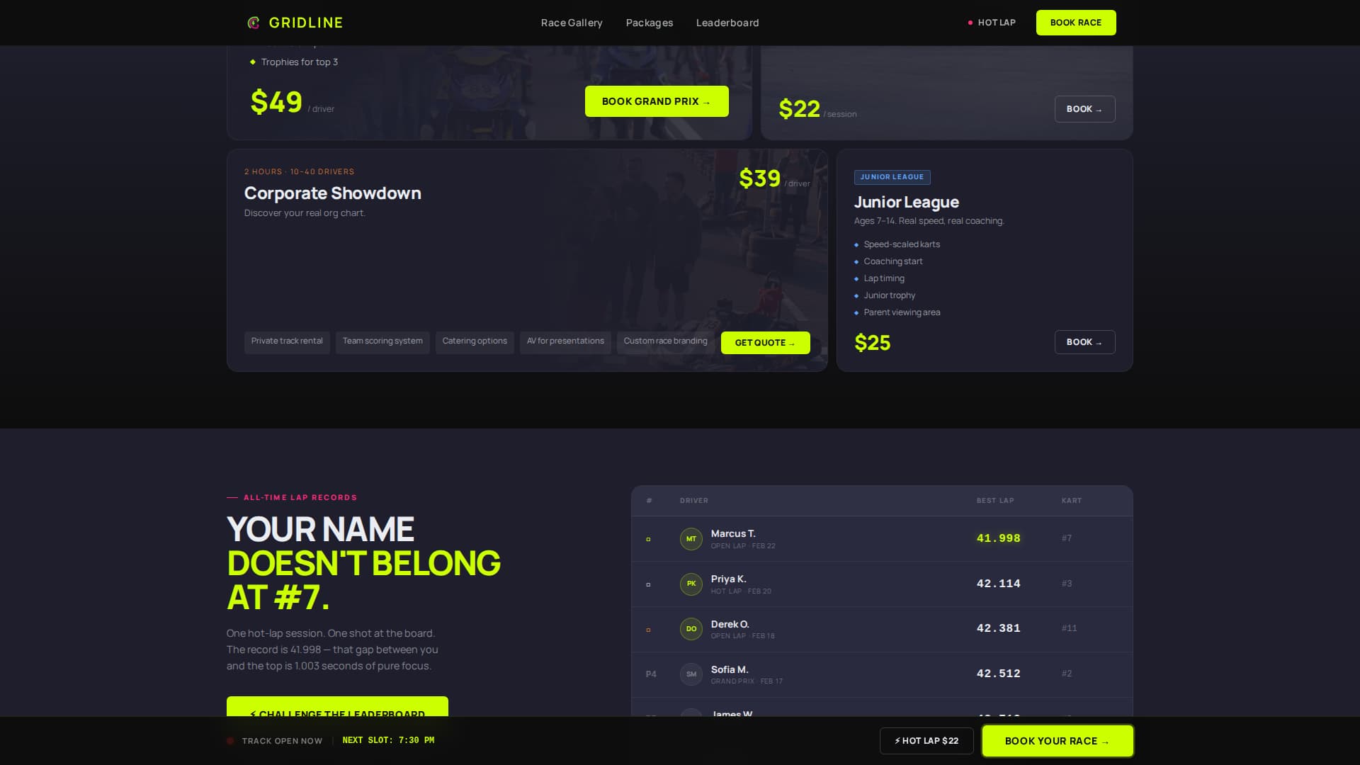 Theme Park & Attraction Booking Website Template