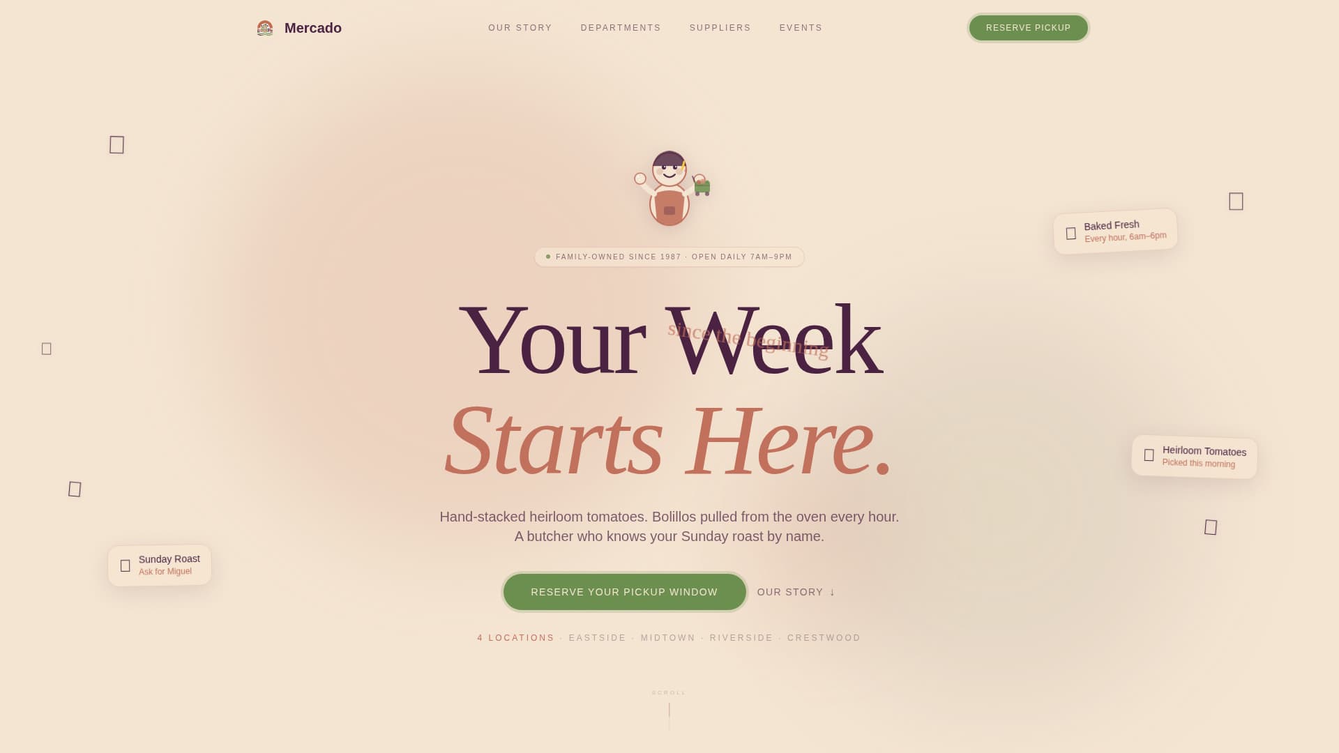 Grocery & Food Retail Professional Website Template